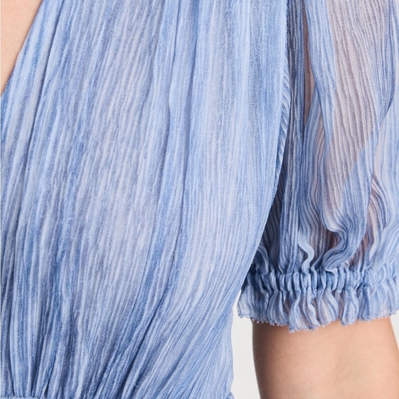 Ulla Johnson Elodie Silk Midi Dress in Slate - Picture 11 of 12